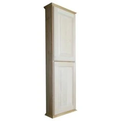 Timber Tree Cabinets Angela On The Wall Unfinished Cabinet 49.5h X 15.5w X 6.25d