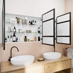 Glass Warehouse Medicine Cabinets, Black 18 Glass Warehouse Medicine Cabinets, Black -Laural Home Shop fd710d960320b0d0 0311 w800 h800 b0 p0