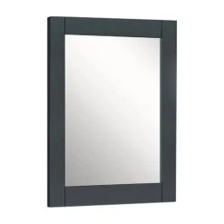 Bellaterra Home 24" Wood Frame Mirror, Dark Gray 7 Bellaterra Home 24" Wood Frame Mirror, Dark Gray -Laural Home Shop fda105af03f00b99 2867 w800 h800 b1 p0