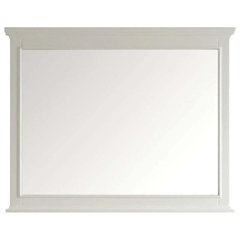Vinnova Piedmont Bathroom Vanity Framed Wall Mirror In Antique White 3 Vinnova Piedmont Bathroom Vanity Framed Wall Mirror In Antique White