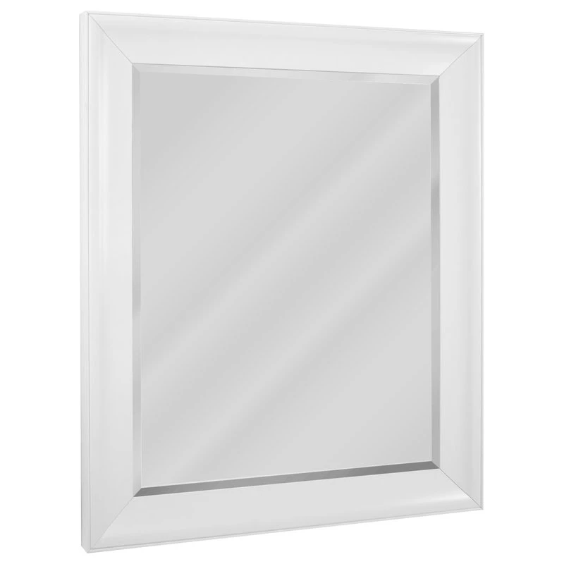 Head West, Inc. Head West Contemporary Glossy White Framed Beveled Mirror - 27.5 X 33.5 3 Head West, Inc. Head West Contemporary Glossy White Framed Beveled Mirror - 27.5 X 33.5