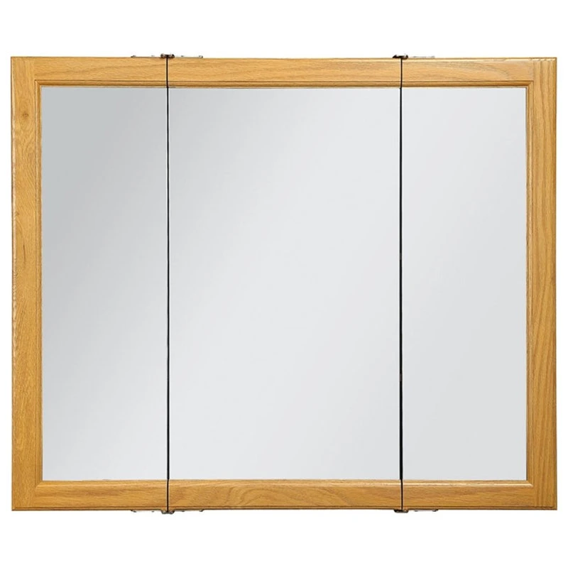 Design House Claremont Wood Medicine Cabinet In Honey Oak 36-Inch 4 Design House Claremont Wood Medicine Cabinet In Honey Oak 36-Inch - Image 2