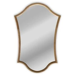 CHLOE Lighting, Inc. CHLOE Reflection CH8M812MW30-VAR Maple Wood Dual-Arched Framed Wall Mirror
