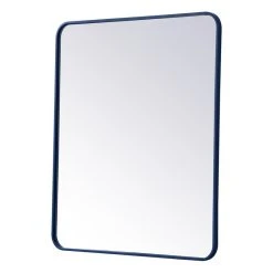 Elegant Furniture & Lighting Elegant Decor MR803036BL Soft Corner Metal Rectangular Mirror, 30"x36", Blue 18 Elegant Furniture & Lighting Elegant Decor MR803036BL Soft Corner Metal Rectangular Mirror, 30"x36", Blue -Laural Home Shop ff6101a801a56a33 7036 w800 h800 b1 p0