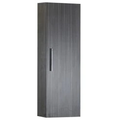 American Imaginations American Imagination AI-1355 Modern Wood Single Door Dawn Grey Medicine Cabinet