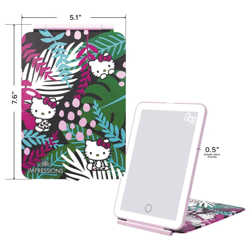 Impressions Vanity Company Hello Kitty (Animal) Touch Pad Mini Tri-Tone LED Makeup Mirror 11 Impressions Vanity Company Hello Kitty (Animal) Touch Pad Mini Tri-Tone LED Makeup Mirror - Image 9