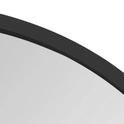Uniek Wheeler Round Framed Wall Mirror, Black 24 Diameter -Laural Home Shop ffb185a70fb4102f 5049 w800 h800 b0 p0