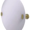 Allied Brass Frameless Round Beveled Edge Tilt Mirror, Satin Brass -Laural Home Shop home design 1