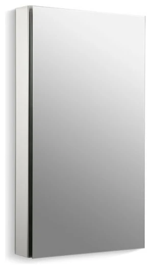 Kohler Catalan Aluminum 1-Door Medicine Cabinet, Satin Anodized Aluminum 3 Kohler Catalan Aluminum 1-Door Medicine Cabinet, Satin Anodized Aluminum