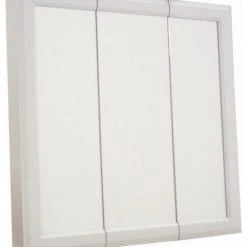 Design House 535849 24" X 24" Framed 3 Door Medicine Cabinet - White