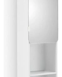 WS Bath Collections Bej 8015 12-1/4" X 63" Single Door Frameless - White