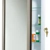 Rangaire Hampton Locking 15 3/4"x25 1/2" Recess Mount Satin Nickel Medicine Cabinet 2 Rangaire Hampton Locking 15 3/4"x25 1/2" Recess Mount Satin Nickel Medicine Cabinet -Laural Home Shop home design 127
