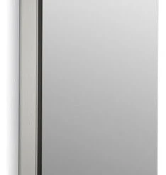 Kohler Catalan 1-Door Medicine Cabinet, Satin Anodized Aluminum