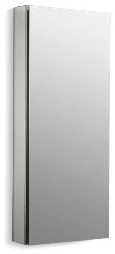 Kohler Catalan 1-Door Medicine Cabinet, Satin Anodized Aluminum 3 Kohler Catalan 1-Door Medicine Cabinet, Satin Anodized Aluminum