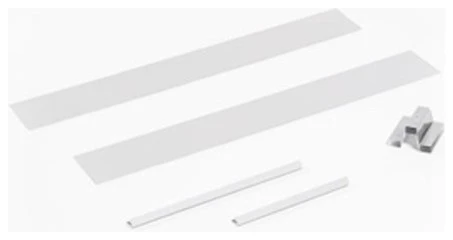 Robern 36" Plain End Surface Mount Sided Kit 3 Robern 36" Plain End Surface Mount Sided Kit