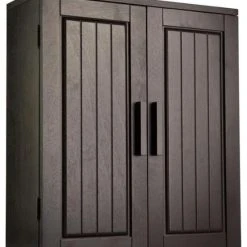 Bowery Hill 2 Door Medicine Cabinet In Dark Espresso