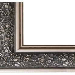 MirrorChic Verona Mirror Frame, Metallic Silver, Frame Only, 36"x30"