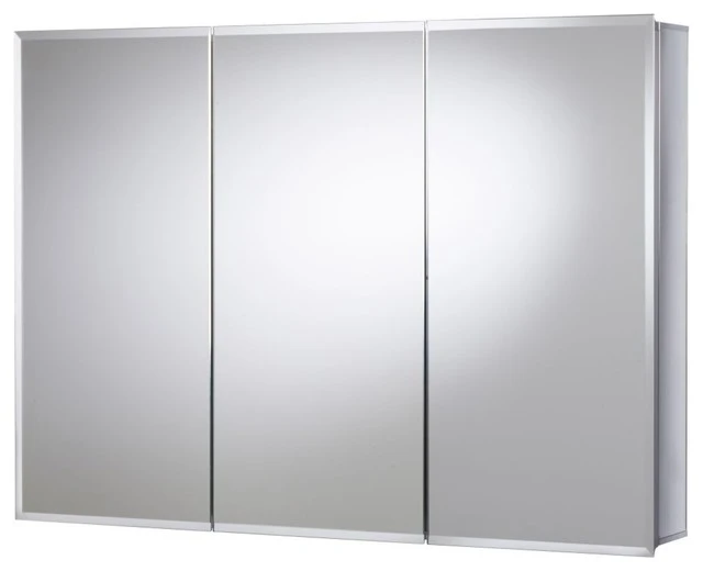 Jacuzzi® Official Jacuzzi PD48000 26" H X 36" W X 5-1/4" D Triple Door Medicine - Silver Aluminum 3 Jacuzzi® Official Jacuzzi PD48000 26" H X 36" W X 5-1/4" D Triple Door Medicine - Silver Aluminum