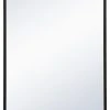 Elegant Furniture & Lighting Elegant Decor MR41828BK Metal Frame Rectangle Mirror, 18"x28", Black -Laural Home Shop home design 17