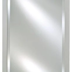 Afina Corporation Afina Basix 16"x26" Single Door Medicine Cabinet, Satin White