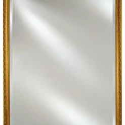 Afina Corporation Afina Basix 16"x26" Single Door Medicine Cabinet, Antique Gold