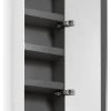WS Bath Collections Ciacole 8050 10-1/2" X 31-1/2" Single Door - White / Dark