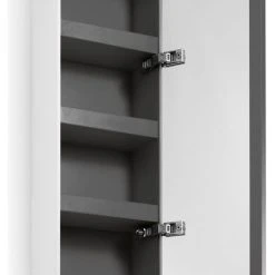 WS Bath Collections Ciacole 8050 10-1/2" X 31-1/2" Single Door - White / Dark
