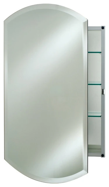 Afina Corporation Double Arch Frameless Bevel Medicine Cabinet 24"x38" Outside Dimension, 16"x22 3 Afina Corporation Double Arch Frameless Bevel Medicine Cabinet 24"x38" Outside Dimension, 16"x22