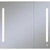 Robern AC3630D4P2LW AiO 35-1/2" X 30" X 4" Lighted Double Door - Mirrored