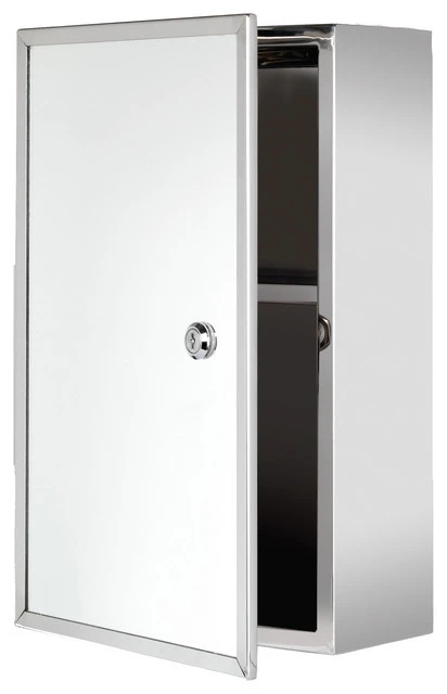 Ketcham Medicine Cabinets/Fred Silver & Company Lockable Series Medicine Cabinet, 9.75"x15.75", Front-Keyed Lock 3 Ketcham Medicine Cabinets/Fred Silver & Company Lockable Series Medicine Cabinet, 9.75"x15.75", Front-Keyed Lock
