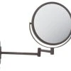 Jerdon JP7506BZ 8-Inch Two-Sided Swivel Wall Mount Mirror With 5x Magnification -Laural Home Shop home design 228