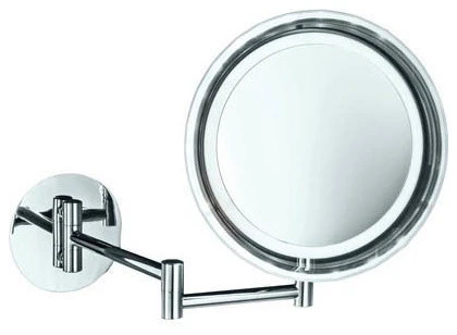 WS Bath Collections WS 16 Magnifying Makeup Mirror In Polished Chrome W/ LED Light 3 WS Bath Collections WS 16 Magnifying Makeup Mirror In Polished Chrome W/ LED Light