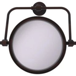 Allied Brass Retro Wave Wall Mount Swivel Make-Up Mirror 8" 3xMagnification, Venetian Bronze
