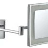 Nameeks AR7701-3x Glimmer Wall Mounted Framed Makeup Mirror - Chrome -Laural Home Shop home design 238