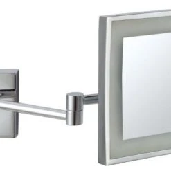 Nameeks AR7701-3x Glimmer Wall Mounted Framed Makeup Mirror - Chrome