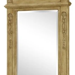 Elegant Furniture & Lighting 24"x36" Vanity Mirror, Antique Beige, Antique Beige