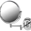 SEE ALL INDUSTRIES Modern Wall Mounted Make-Up Mirror, Chrome -Laural Home Shop home design 253