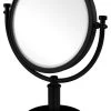 Allied Brass DM-4D/3X-BKM 8" Vanity Top Make-Up Mirror 3X Magnification, Matte Black 2 Allied Brass DM-4D/3X-BKM 8" Vanity Top Make-Up Mirror 3X Magnification, Matte Black -Laural Home Shop home design 266