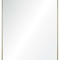 Hawthorne Collections Decorative Mirror In Brass