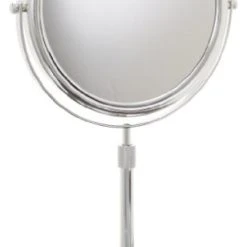 Jerdon JP4045C 9-Inch Tabletop Two-Sided Swivel Vanity Mirror With 5x Mag, Chrom
