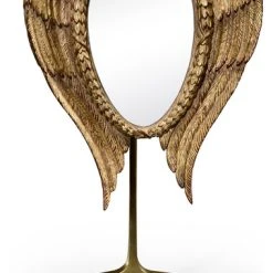 Jonathan Charles Fine Furniture Classical "Winged" High Lustre Santos Dressing Mirror