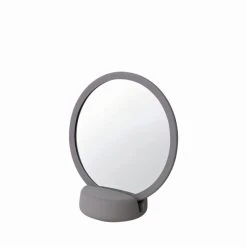 Blomus Sono Vanity Mirror 7.3"Hx6.7"x3.5" Satellite