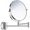 Smedbo Inc Z628 Wall Mounted 2 Sided Make Up/Shaving Mirror, 7X'S And Normal -Laural Home Shop home design 303