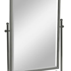 Jonathan Charles Fine Furniture Tilt Bronzed Stainless Steel Dressing Table Mirror