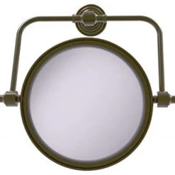 Allied Brass RWM-4/3X Retro Wave Collection Wall Mounted Swivel 8 Inch Diameter