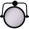 Allied Brass Retro Dot Wall Mounted Swivel Make-Up Mirror 8" 5xMagnification, Matte Black 1 Allied Brass Retro Dot Wall Mounted Swivel Make-Up Mirror 8" 5xMagnification, Matte Black -Laural Home Shop home design 353
