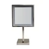 Whitehaus Collection Square Freestanding Led 5X Magnified Mirror -Laural Home Shop home design 359