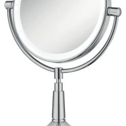 Afina Corporation Afina 5x Round LED Lighted Table Top Magnifying Mirror