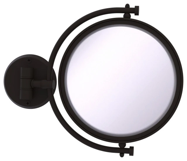 Allied Brass 8" Wall-Mount Makeup Mirror, Oil Rubbed Bronze, 4x Magnification 3 Allied Brass 8" Wall-Mount Makeup Mirror, Oil Rubbed Bronze, 4x Magnification