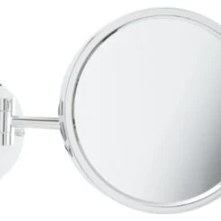 Jerdon JD13C 8.5-Inch Adjustable Wall Mount Mirror With 5x Magnification, 14-In